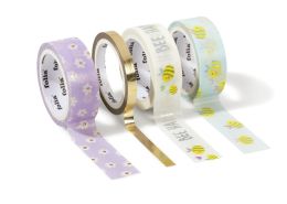 ADHESIVE RIBBONS IN VARIOUS SIZES Bee happy