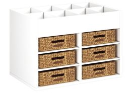 MELAMINE COATED UNIT H: 51 cm - W: 70.5 cm 6 baskets – 4 shelves