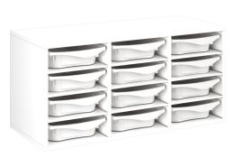 MELAMINE CABINET H: 51 cm - L: 105 cm 12 trays – 9 shelves