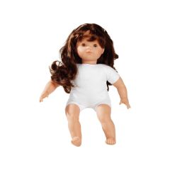 PUPPEN MIT WEICHEM KÖRPER MIT HAAREN 40 CM Penelope