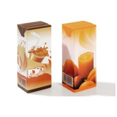 LOT DE 2 BRIQUES DE JUS DE FRUITS ET DE CHOCOLAT