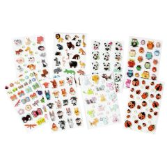 3D RELIEF STICKERS Animals