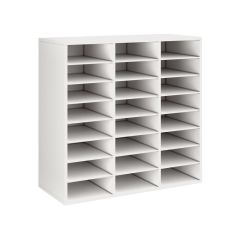 MEUBLE MÉLAMINÉ H: 102 cm - L: 105 cm 21 étagères
