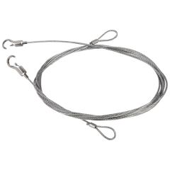 WANDBEFESTIGUNG hängend an 4 Seilen für Dämm-Platten