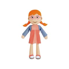 POUPÉE SWEETY Lola en tenue chasuble