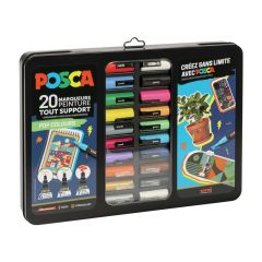 KOFFER MARKER POSCA Klassische Farben