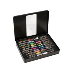 CASE OF POSCA MARKER PENS Traditional colours
