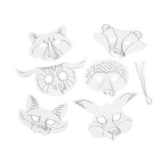 MASKS TO DECORATE Woodland animals