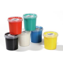 GOUACHE AU DOIGT Couleurs primaires 6 x 125 ml