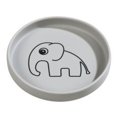 ASSIETTE PLATE ANTIDÉRAPANTE Simple Éléphant