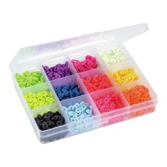 PERLES PLATES HEISHI Fluo