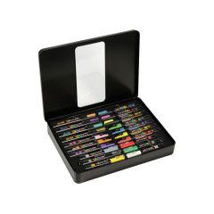 KOFFER MARKER POSCA Glitzer- und Metallic-Farben