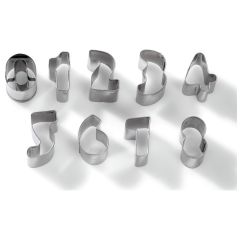 FORMINE PER BISCOTTI IN ACCIAIO INOX Numeri