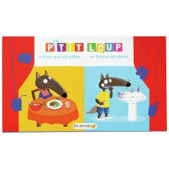 CONTES KAMISHIBAÏ P'tit Loup n'aime que les pâtes - P'tit Loup se brosse les...