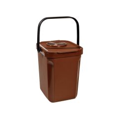 POUBELLE COMPOST AVEC COUVERCLE VENTILÉ 10 L
