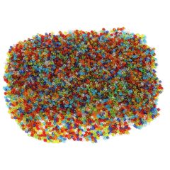 TRANSPARENTE MUSCHELPERLEN Mittelgroß