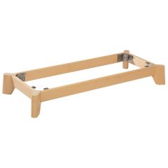 FUSSGESTELL AUS MASSIVHOLZ Mit Rahmen Für Möbel L: 105 cm