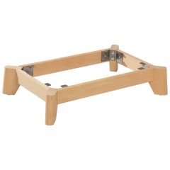 FUSSGESTELL AUS MASSIVHOLZ Mit Rahmen Für Möbel L: 70,5 cm