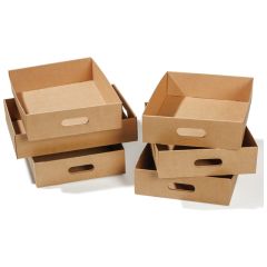 BACS DE RANGEMENT en carton Hauteur 9,5 cm