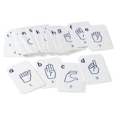 BRAILLE CARDS The letters
