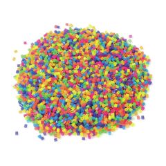 Zu bügelnde Perlen Fluoreszierend durchscheinend