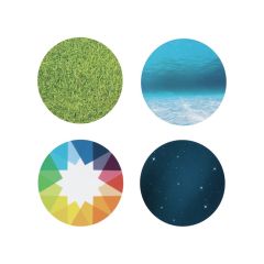 TRANSLUCENT DECORATIVE BASES FOR SENSORY TABLES