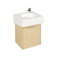 EINZELNER KUNSTSTOFF-WASCHBECKENSCHRANK H: 65 cm
