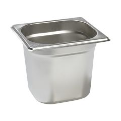 BAC GASTRONORME INOX 1/6 prof 15 cm