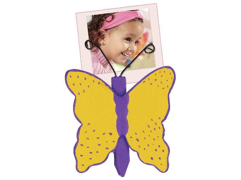 MAGNETIC MEMO CLIP TO DECORATE Butterfly