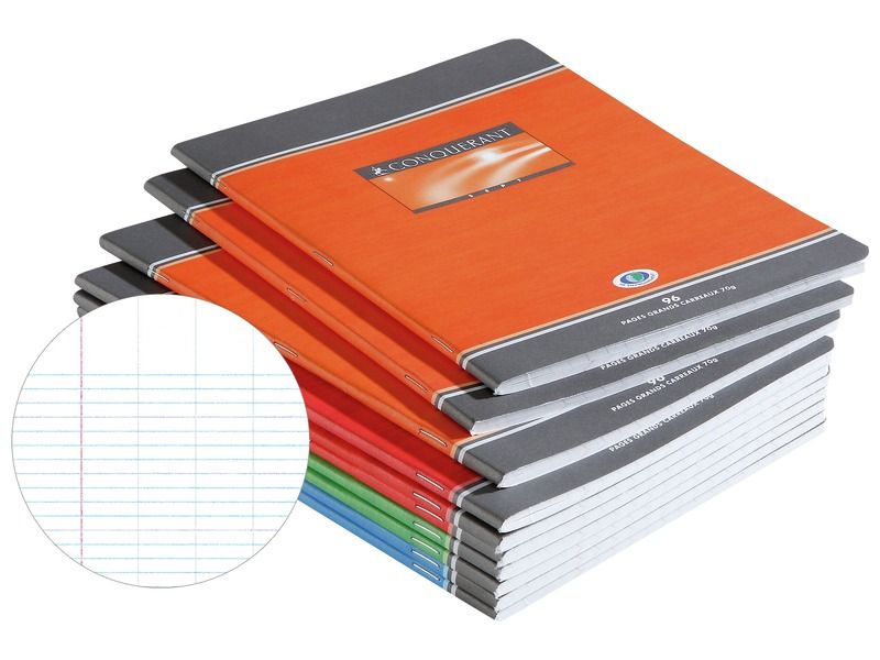17 x 22 cm WRITING BOOKS GRAPH PAPER NOTEBOOKS 17 x 22 cm 96 pages 70 g