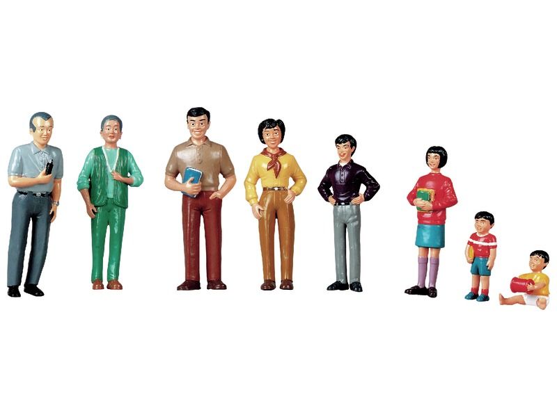 FAMILIES OF THE WORLD FIGURINES Funk family
