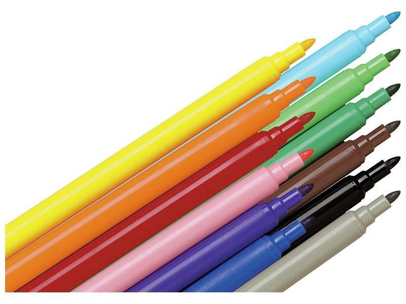 FILZSTIFTE MIT MITTLERER SPITZE Turbo color Classpack mit 480 Stiften