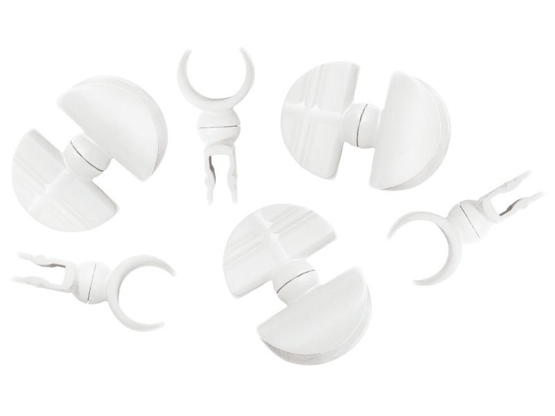 PINCES DOUBLES ORIENTABLES POUR CERCEAUX
