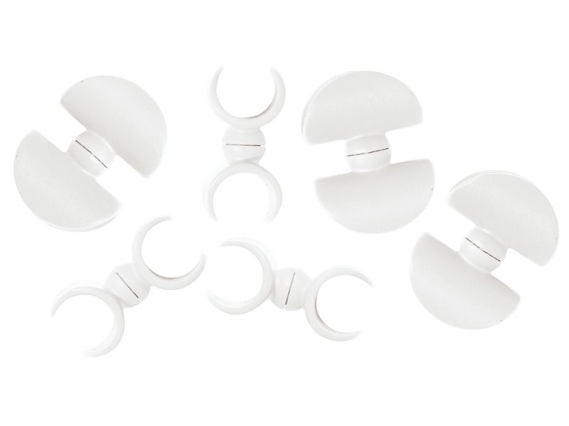 PINCES DOUBLES ORIENTABLES POUR BÂTONS