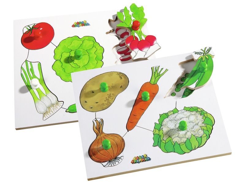 MAXI PACK VEGETABLES LIFT-OUT PUZZLES