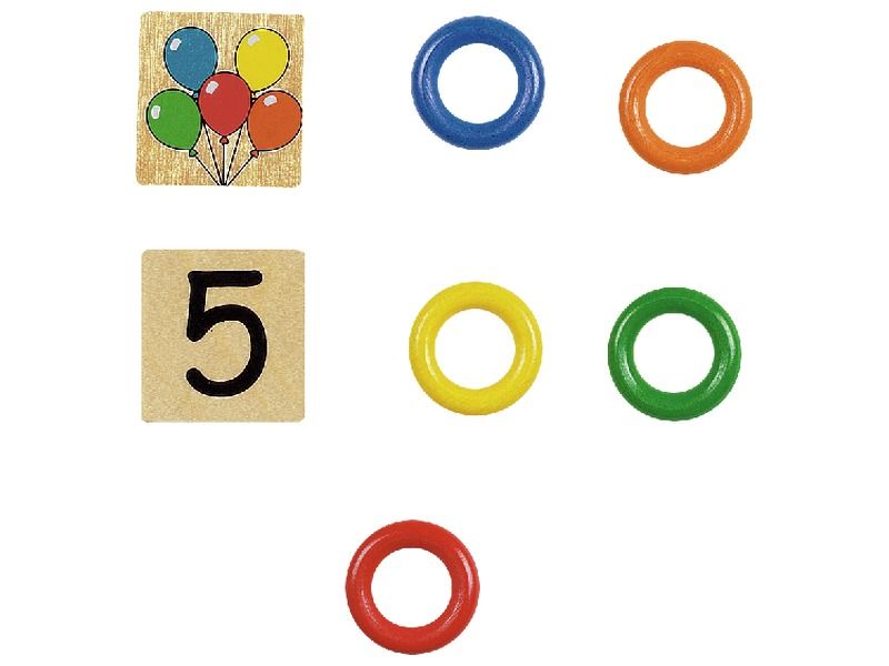 COUNTING TO 10 WITH BALLS AND RINGS