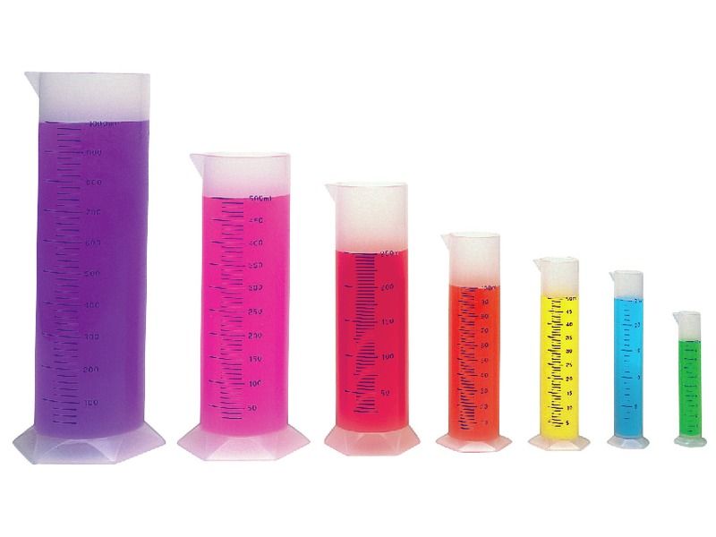 GRADUATED TEST TUBES  from 10 to 1 000 ml