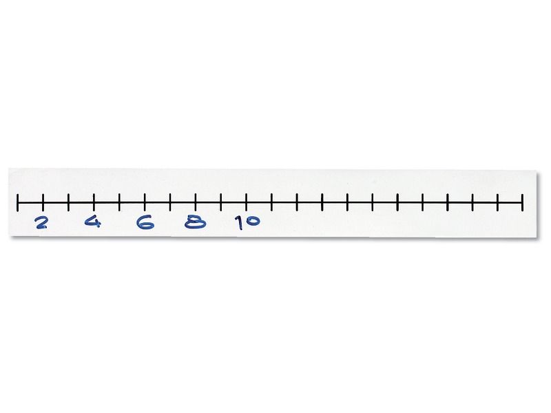 MAGNETIC GRADUATED NUMBER LINES FOR WALLS blank
