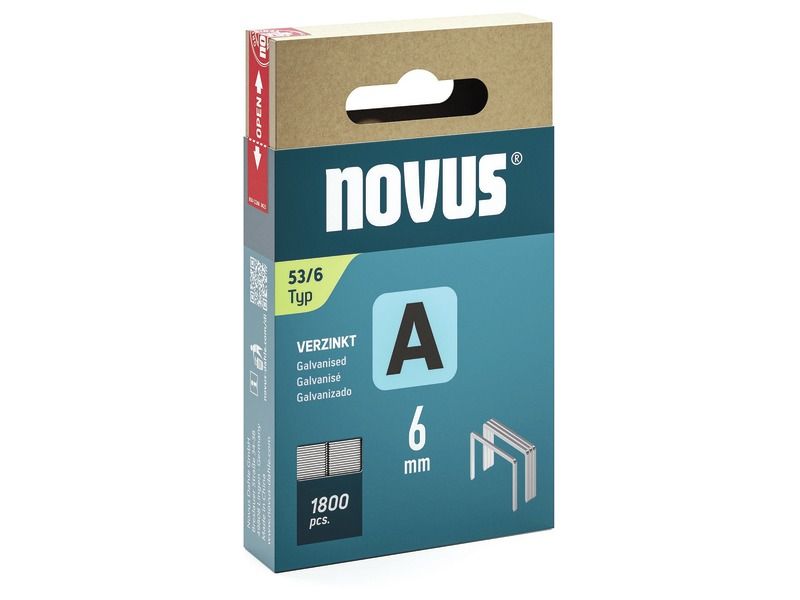 Agrafes galvanisées 53/6