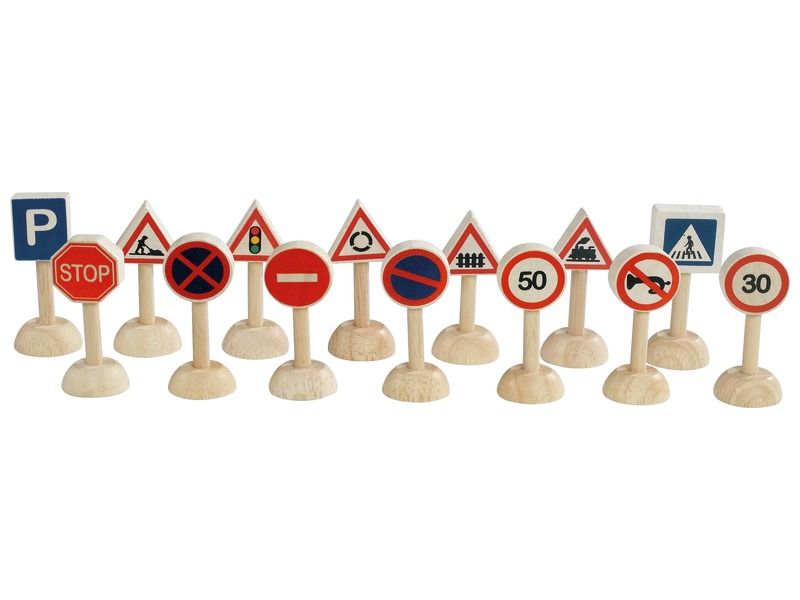 14 ROAD SIGNS