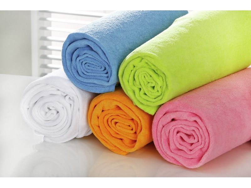 FITTED-SHEET Stretch terry cloth