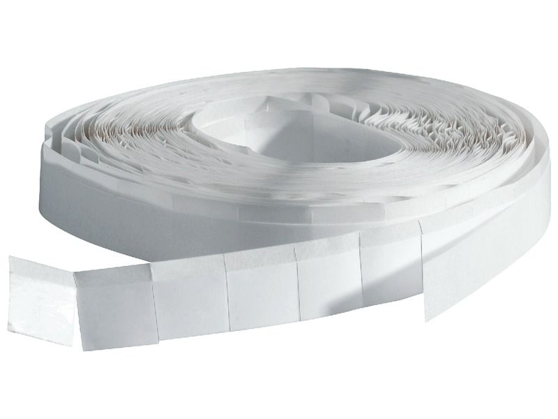 Double sided ADHESIVE DISCS L: 1,2 cm - Width: 1 cm.