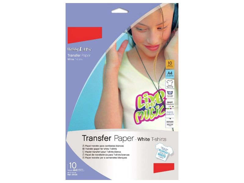 TRANSFER PAPER for use with an ink-jet printer