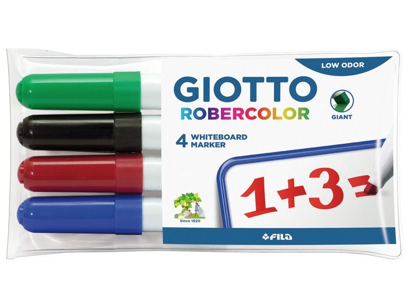 MARKERS WITH DRY WIPE INK Wide tip