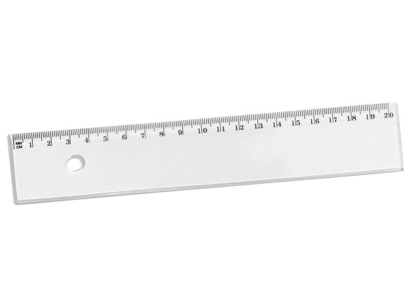 LOW-COST TRACING TOOL FLAT RULER 20 cm