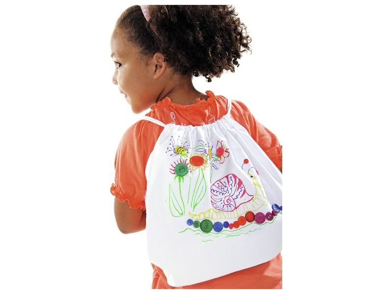 BACKPACKS TO DECORATE Cotton
