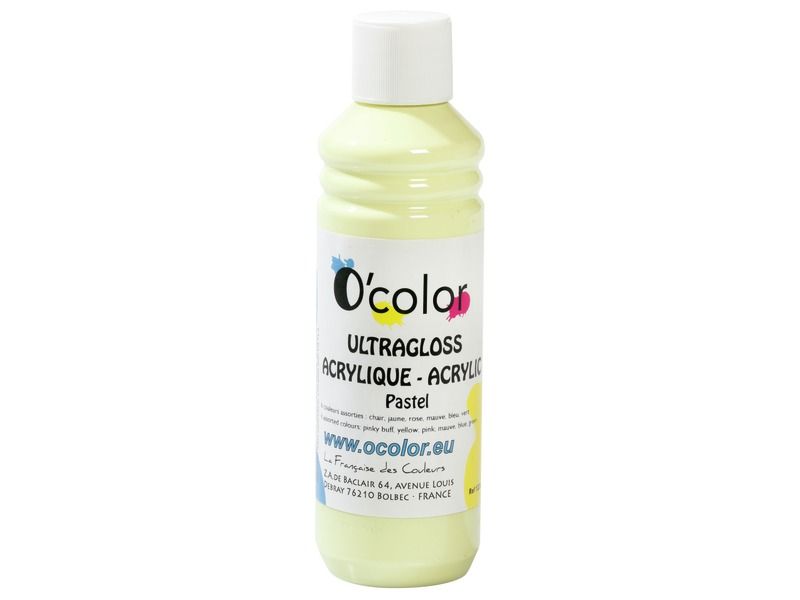 PITTURA ACRILICA PASTELLO - Flaconi da 250 ml