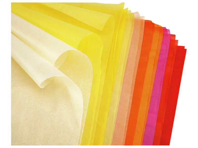 Les papiers de soie couleurs