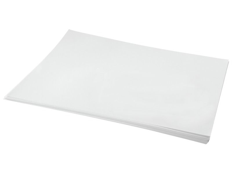 Paquet de 25 feuilles bristol 200 gr format 50x65 cm uni blanc