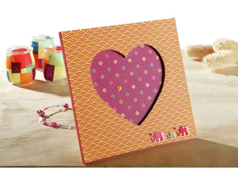 Heart SQUARE FRAME TO DECORATE